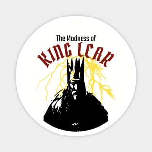 The Madness of the KING LEAR with stormy sky anguish mental turmoil and existential crisis depression drama TRENDING-2 Magnet